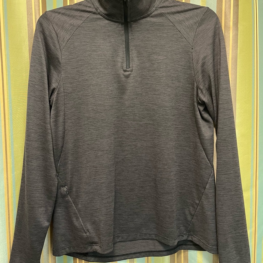 REI Women’s Charcoal Zip-Up Tech Top